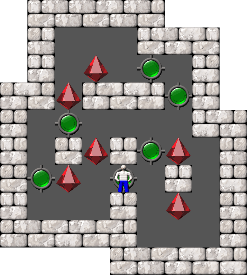 Sokoban Chrysalis Collection level 48